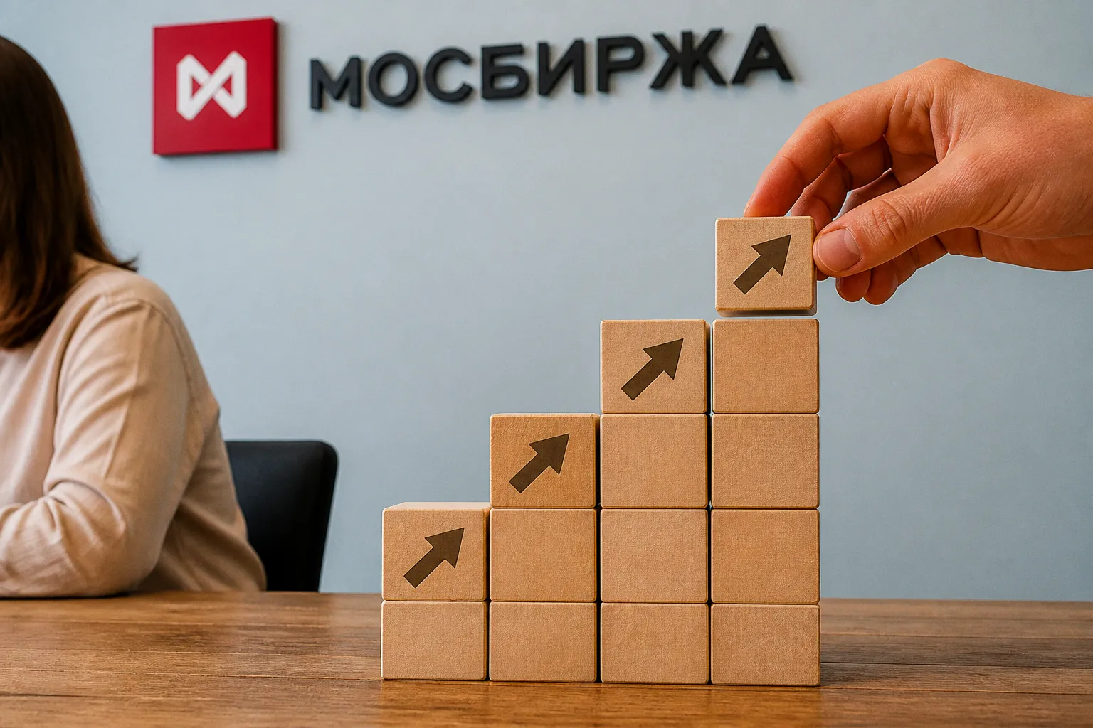 Рынок акций РФ открылся в основную сессию ростом индексов МосБиржи и РТС на 0,8%